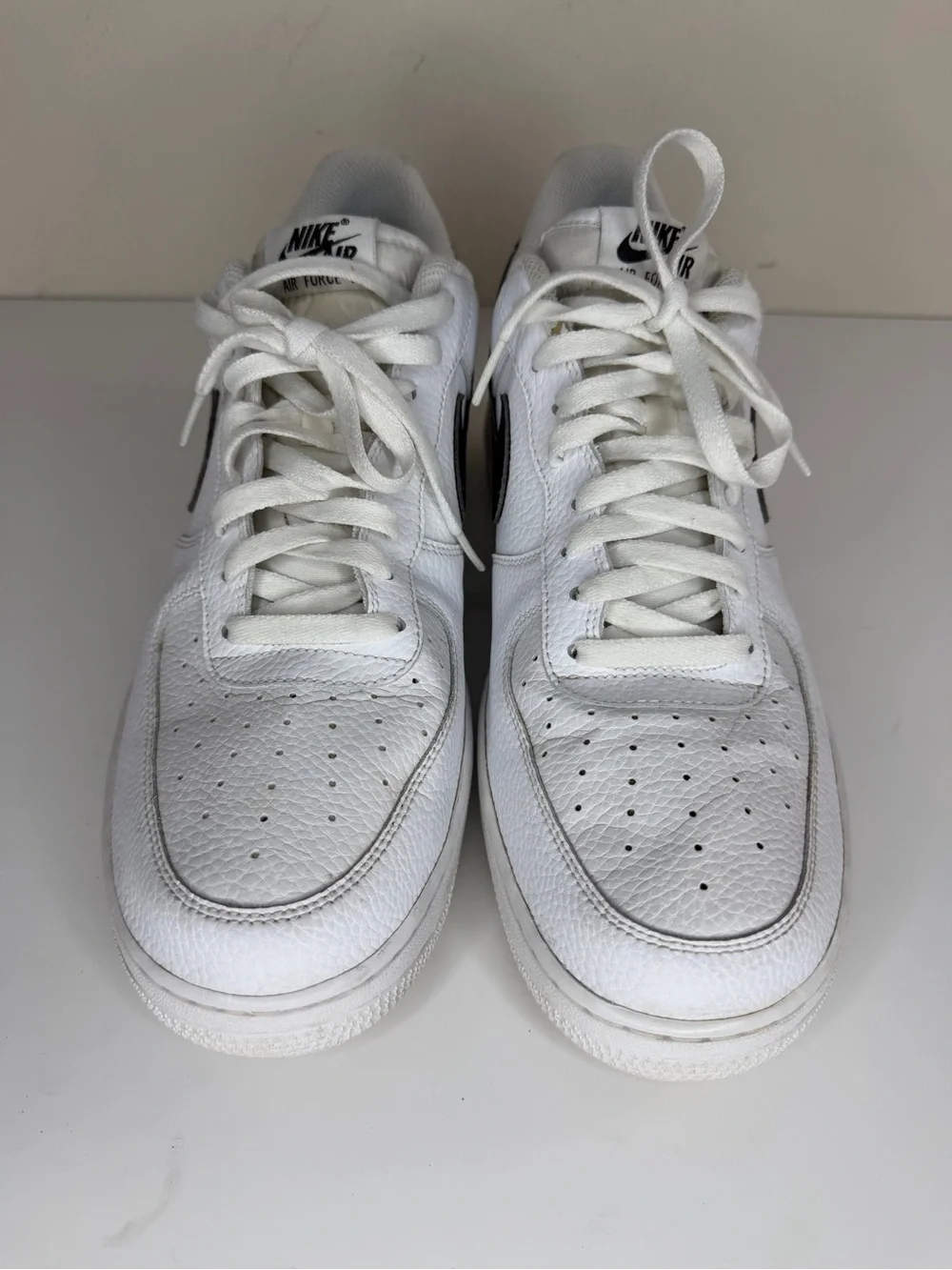 Nike Air Force 1 Low '07 White Black Sneakers CT2302-100 Men’s Size 47.5 US 13